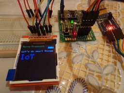 ESP8266 ILI9163C TFT screen example